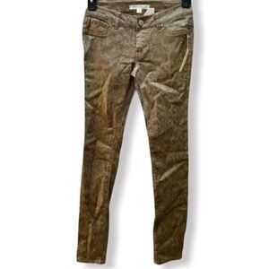 Love, Fire Reptile Print Jeans NWT‎